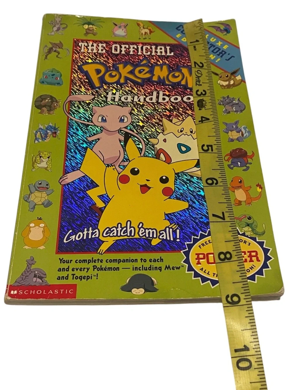 Official Pokemon Handbook by Maria S. Barbo 1999 Scholastic Paperback Collectors